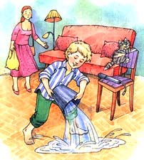 Отзыв о рассказе Голявкина «Как я помогал маме мыть пол»