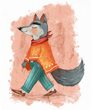 Шуточные стихи про волка